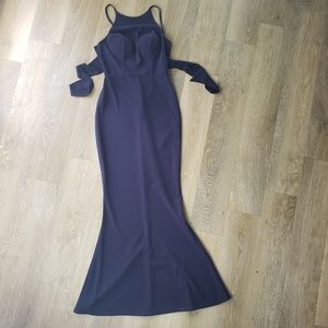 Navy Blue Formal Dress